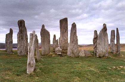 Photograph is the Callanish Stones in Lewis, Scotland