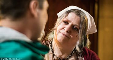 Whatever Maarit Akkova Cendro of the Circle of Zulgan Tash is seeing, she seems a little skeptical.