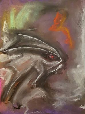 "Font of Serpents" by Marcher artist James Riverbank. Painted in 258YE it hung for several years in the Diora University before inexplicably not being stolen by the Grendel