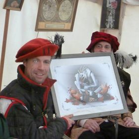 Janusz proudly displaying a gift from the Pledge said to demonstrate the relationship between the Temeschwari Quartermaster and the Imperial Military Council.
