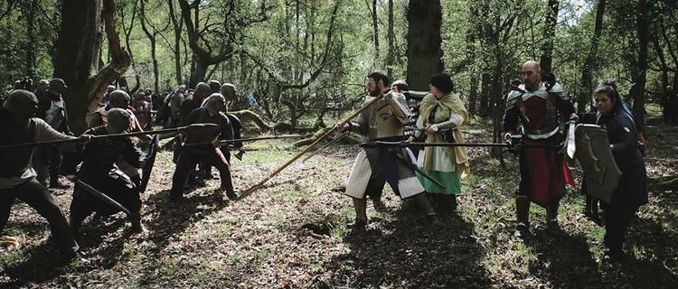 Sentinels of Urizen keeping orc warriors at bay.