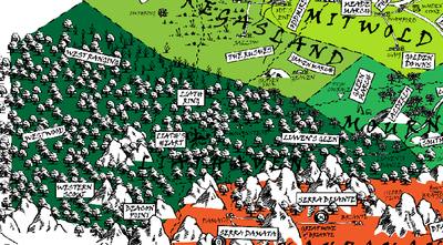 Turmoil disturbs the trees of this ancient western forest