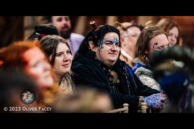 Olyvar of Esther's Sanctum (centre)