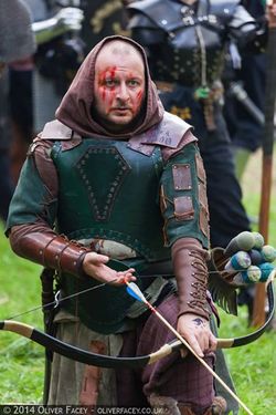 Bows (and crossbows) are lethal weapons in the hands of a skilled user.