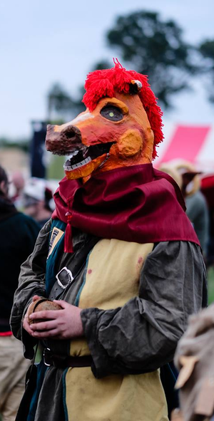 Mummers are much in demand during Wassail
