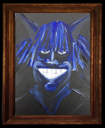 The portrait was part of the Tannhauser Collection, stolen by bandits in 342YE as it was being transported through Dawn towards Sarvos by the Tannhauser guild. It was said to have been imbued with magical powers by the eternal himself.