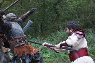 Strikedown with a Furrowed Wake