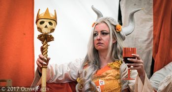 Personal magical might wedded to significant political power defines the most potent enchanters and enchantresses.