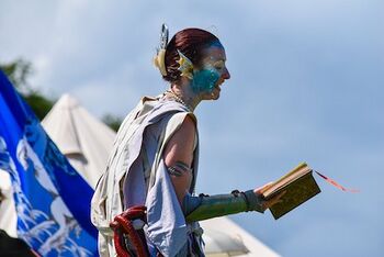 Song is not the only bardic medium. Poetry can carry the sharpest satire.