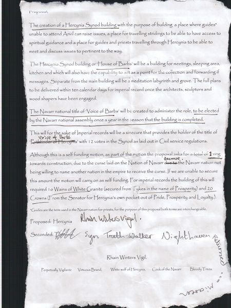 In future, any Senator submitting a motion of equivalent length or verbosity will be advised to revise it before the motion will be accepted by a speaker.
