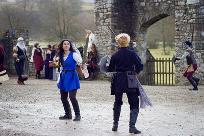 The loser of a Test of Resolve faces the judgement of the Earl.