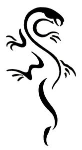 Poison lizard banner art